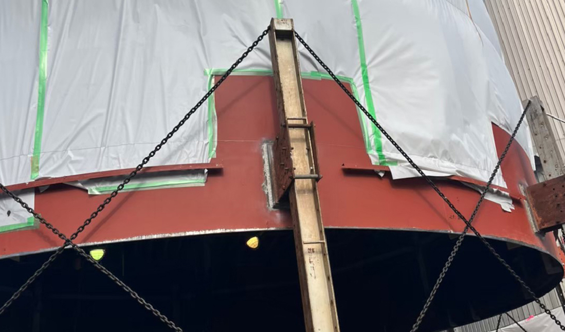 タンク1段目側板・底板更新工事