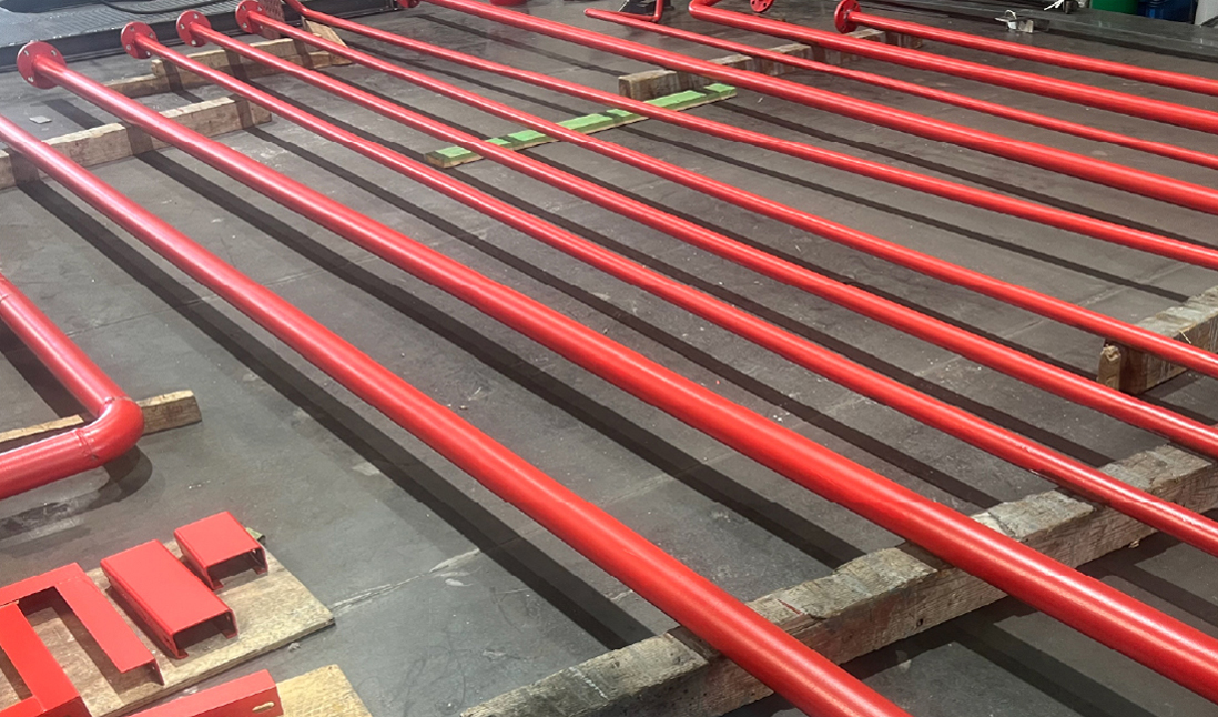 浄水場燃料配管製作工事